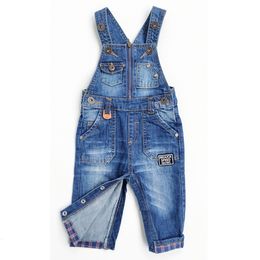 Overalls 0-5T Baby Boys Overalls Spring Autumn Denim Jeans Toddler Bib Suspender Trousers Kids Clothing Bebe Clothes Children Jumpsuit 230419