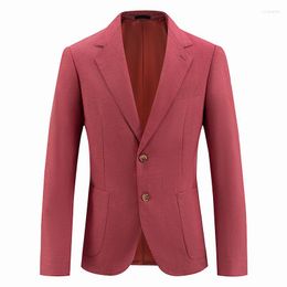 Men's Suits Blazers Men Business Casaul Solid Color Jacket Coat Mens Wedding Slim Brand Clothing Nice