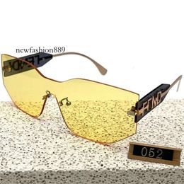 with box Fashion Women Designer Sunglasses for Men Cat Eye Eyewear Special UV 400 Protection Letters Big Leg Double Beam Frame Outdoor Classical