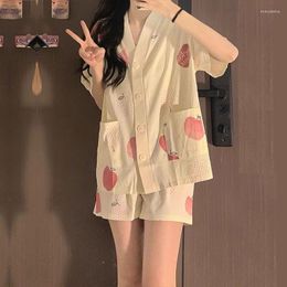 Women's Sleepwear Set Woman 2 Pieces Women's Pajamas In Dresses Plus Size Matching Sets The Nightgown Fancy Homewear Summer Clothes