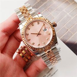 2024 Couple Diamond Watch Automatic 41/36mm Mechanical 31mm/28mm Quartz Watches With Box Sapphire Waterproof Auto Date Wristwatches Mens Luxury Watch
