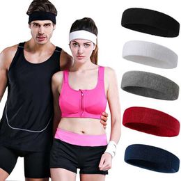 2PC Headbands Sports Headband Stretch Elastic Women Yoga Running hair band for men Outdoor Sport Headwrap Fitness Sports safety Men Sweatbands Y23