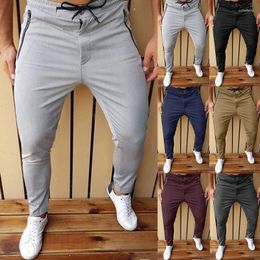 Men's Pants Mens Business Casual Fashion Multi Style Plaid Pencil Stop Looking At My Dick Sweatpants Streetwear Trousers