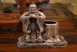 Creative Chinese wind retro Confucius pen desk personalized birthday gift ornaments jewelry bag mail68593835475953