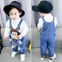 Overalls Children Waterproof Rain Pants Brand Waterproof Overalls 1-4Yrs Baby Boys Girls Overalls Fashion Kids Overalls 230419