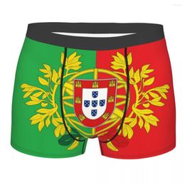 Underpants Fashion Coat Of Arms Portugal Art Boxers Shorts Panties Male Breathbale Portuguese Flag Briefs Underwear