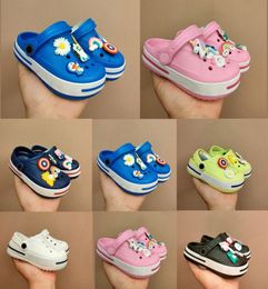 Kids Slipper Croc Cartoon summer sandals designer new trend Boys and girls universal sandals outdoor baby for children Beach slippers 4lE1N#