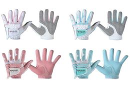 PGM Womens Golf Gloves Left Hand Right Hand Sport High Quality Nanometer Cloth Golf Gloves Breathable Palm Protection 2207055870524