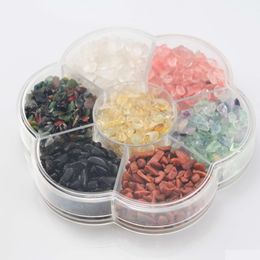 Stone 1 Box Of Mixed Colour Manicure Rhinestone Gravel Crystal Gem Steel Ball Nail Decoration Diy Mticolor Plum Boxed Drop Delivery Je Dh4Af