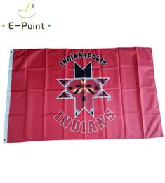 MiLB Inpolis Indians Flag 3*5ft (90cm*150cm) Polyester Banner decoration flying home & garden Festive gifts7663060