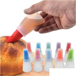 Bbq Tools Accessories Sile Oil Bottle Brushes Basting Brush Cooking Baking Pancake Stick Kitchen Cam Tool Drop Delivery Ho Dhgarden Dhp6H