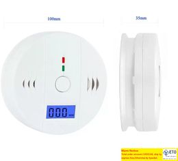 Carbon Analyzers CO Carbon Monoxide Tester Alarm Warning Sensor Detector Gas Fire Poisoning Detectors LCD Display Security Surveillance