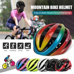 Cycling Helmets Ronx Cycling Bicycle Helmet Men Safty Cap Ultralight Aero Outdoor Sports MTB Mountain Bike Helmet Male 52-58cm Bike Accessorie P230419