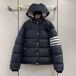 womens north face jacket Autumn/winter New Product Hooded Detachable Baseball Neck Down Cotton Loose Fit Unisex Warm Coat