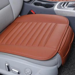 Car Seat Covers Universal Front Cover Breathable Leather Auto Cushion Protector Anti-slip Four Seasons For Vehicle Truck