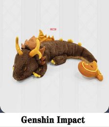Rock King Zhong Li Cosplay Game Genshin Impact Plush Doll Anime Project Soft Pillow Stuffed Toy Kids Gift Halloween Xmas Dragon G02247453