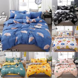 Bedding Sets Home Textile Fashion Print Style 3/4pcs Children's Boy Girl And Adult Bed Linings Duvet Cover Sheet Pillowcase