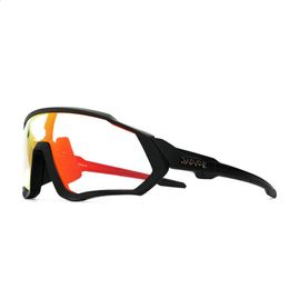 Outdoor Eyewear Red Blue Pochromic Men Women Cycling Glasses Sport Fishing Running Sunglasses Discoloration MTB Bike Goggles Bicycle Eyewear 231118
