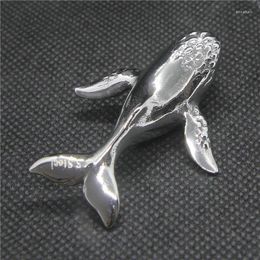 Pendant Necklaces Polishing Whale 316L Stainless Steel Fashion Fish Mens