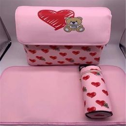 New Kids Baby Designer Diaper Bags Large Capacity Waterproof Nappy Bag Kits Mummy Maternity Bag change Mat bottler Holder Travel Nursing Handbag
