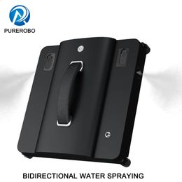 Magnetic Window Cleaners Purerobo Cleaning Robot APP Remote Control Intelligent Automatic Water Spray Glass Square Vacuum Cleaner 231118