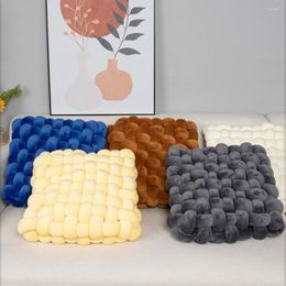 Pillow Useful Throw Attractive Pain Relief Easy To Clean Dining Room Plush Knot Seat Decoration