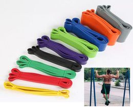 Fitness Rubber Bands Resistance Band Unisex 208 cm Yoga Athletic Elastic Bands Loop Expander for Exercise Sports Equipment3349247