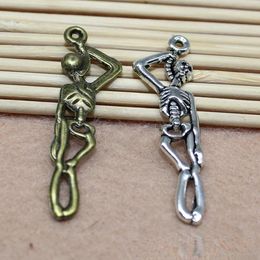 Charms Factory Direct Selling DIY Retro Style Alloy Pendant Hanging Skeleton Ornaments Accessories Earring