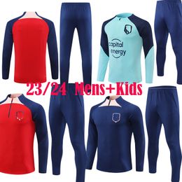 2023 2024GRIEZMANN adult male and kids Madrids tracksuit chandal futbol soccer Training suit 22 23 24 Atletico tracksuits set men de football