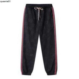 Men's Designer Mens Sportswear Tracksuit Bottoms Skinny Sweatpants Trousers Black Gyms Jogger Track Pants