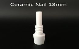 (Factory Directly Sell ) Ceramic Nail fit for Female Glass joint 10/14/18mm Ceramic Tip Domeless Nail Wholesale Price3860091