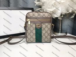 Luxus Designer Schulter Umhängetaschen Frauen Vintage Ophidia Handy Messenger Bag Leinwand Echtes Leder Handtaschen Damen Tote Geldbörse Brieftasche Haben Box