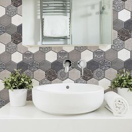 Wallpapers Self Adhesive Waterproof 3D PVC Wall Panels For Kitchen Backsplash Tiles Brick Wallpaper Bedroom Bathroom Walls Home Decor