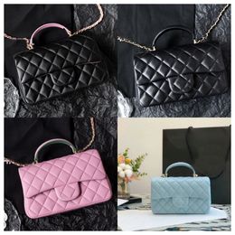 10A borse a tracolla a catena da donna di qualità super originale caviale in pelle di agnello borsa di design di lusso CF borsa a tracolla classica borsa con patta borsa da donna