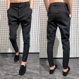 Men's Suits Spring Autumn Men Pants Hip Hop Harem Joggers 2023 Male Trousers Men's Solid Long Skinny Fit Sweatpants J34