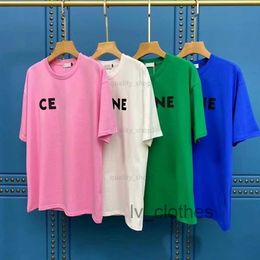 Men's T-shirt Designer Brand Clothing Summer Relaxed Casual Short Sleeve CE Letter All Cotton Long T-shirt Classic Couple Shirt Long Black White Large Size Clothing
