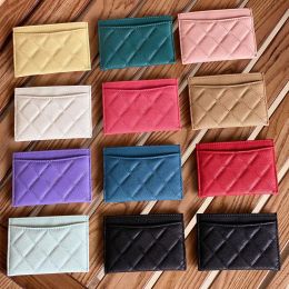 Designer Wallets Woman Card Holder S Bags Genuinel Purese Credit Passport Mini Cards Double Fashion Coin Purses Wallet 10A Quality Best Quality with Box