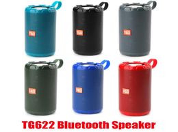TG622 Bluetooth Wireless Speakers Subwoofers Portable Outdoor Loudspeaker Hands Call Profile Stereo Bass 1200mAh Battery Suppo9924606