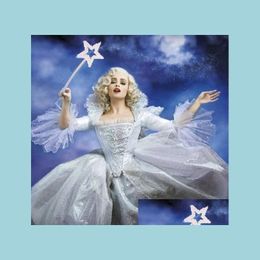 Other Event Party Supplies Fairy Wands Women Children Cartoon Sier Star Sticks Christmas Cos Cinderella Wand Props Kids Girl Gift Dhqi9