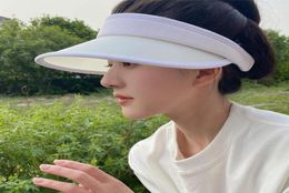 Beanies Zhao Lusi Star Same Sun Protection Hat Female Visor Cap Summer Peaked Sports2779671
