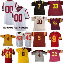 Custom USC Trojans Football Jersey 13 Caleb Williams Calen Bullock Darwin Barlow A'Marion Peterson Zachariah Branch any name any number mens women youth