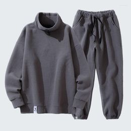 Men's Tracksuits Men's Fashion Clothing Trends Warm Casual Tracksuit Men Sweatsuits And Pants 2 Piece Sets Comfort Fleece Mens Joggers