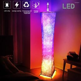 Floor Lamps With Remote Control Rgb Lamp Colour Led Adjustable Smart App For Office Changing Romantic Brightness Abs 3v