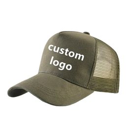 Ball Caps Embroidery custom printed womens baseball cap adult mesh breathable summer snap closure mens golf outdoor neutral plain lining 231120