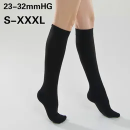 Women Socks S M L XL XXL XXXL Men And Anti Vein Varicose 23-32mmHG Function Elastic Pressure Medium Tube Stretch