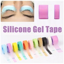 False Eyelashes Non-Woven Silicone Gel Tape Lash Extensions Pink/Blue/Green Coloured Breathable Under Eye Pad Patches Makeup Accessories
