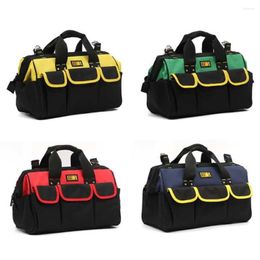 Storage Bags 4 Colours Tools Bag 15" 17" 650D Oxford Cloth Top Wide Mouth Electrician