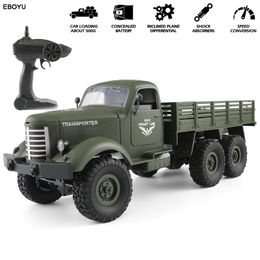 ElectricRC Car Q60 116 Truck 24G 6WD Offroad Crawler Military Army Children Gift Kids Toy for Boys RTR 230419