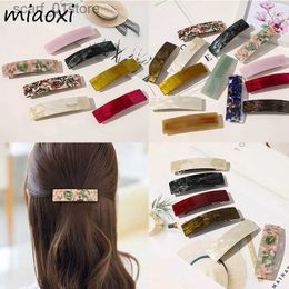 Hair Clips Barrettes New Fashion Acetate Elegant Women Hairpins Casual Cute Brand Korean Colors Hair Clips For Girl Hair Barrettes Hair AccessoriesL231120