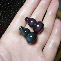 Pendant Necklaces Obsidian Color Eyes Small Gourd Wholesale Diy Accessories Ethnic Wind Ornaments